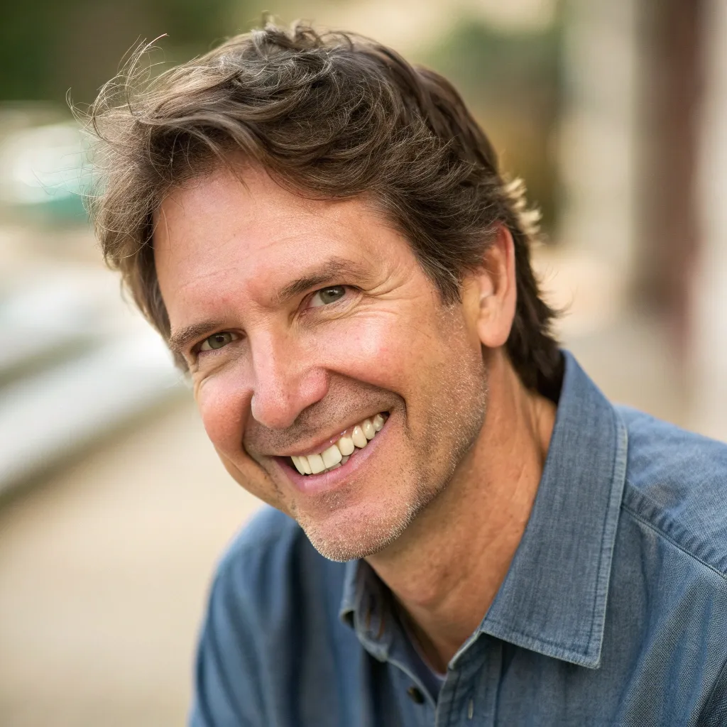 Portrait of John Davis with a friendly smile